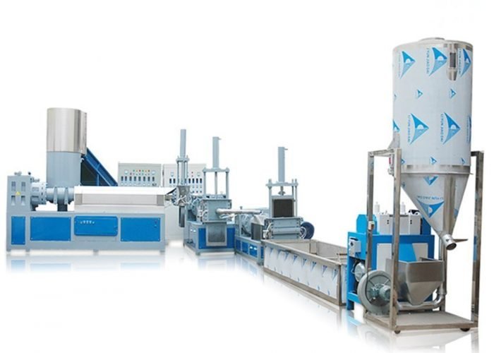 LDPEPP Dry Plastic Film Waste Recycling Extrusion Line-3